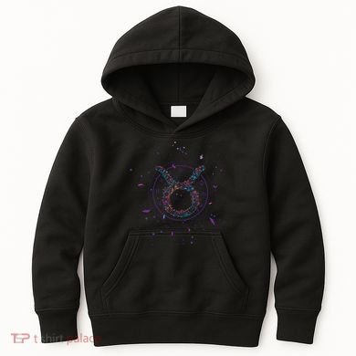 Taurus Floral Zodiac Kids Hoodie