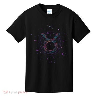 Taurus Floral Zodiac Kids T-Shirt