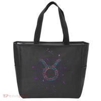 Taurus Floral Zodiac Tote Bag thumb 0