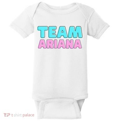 Team Ariana Vintage Design Baby Bodysuit