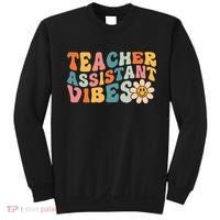 Teacher Assistant Vibes School Teacher Assistant Sweatshirt thumb 0