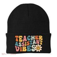 Teacher Assistant Vibes School Teacher Assistant Beanie thumb 0