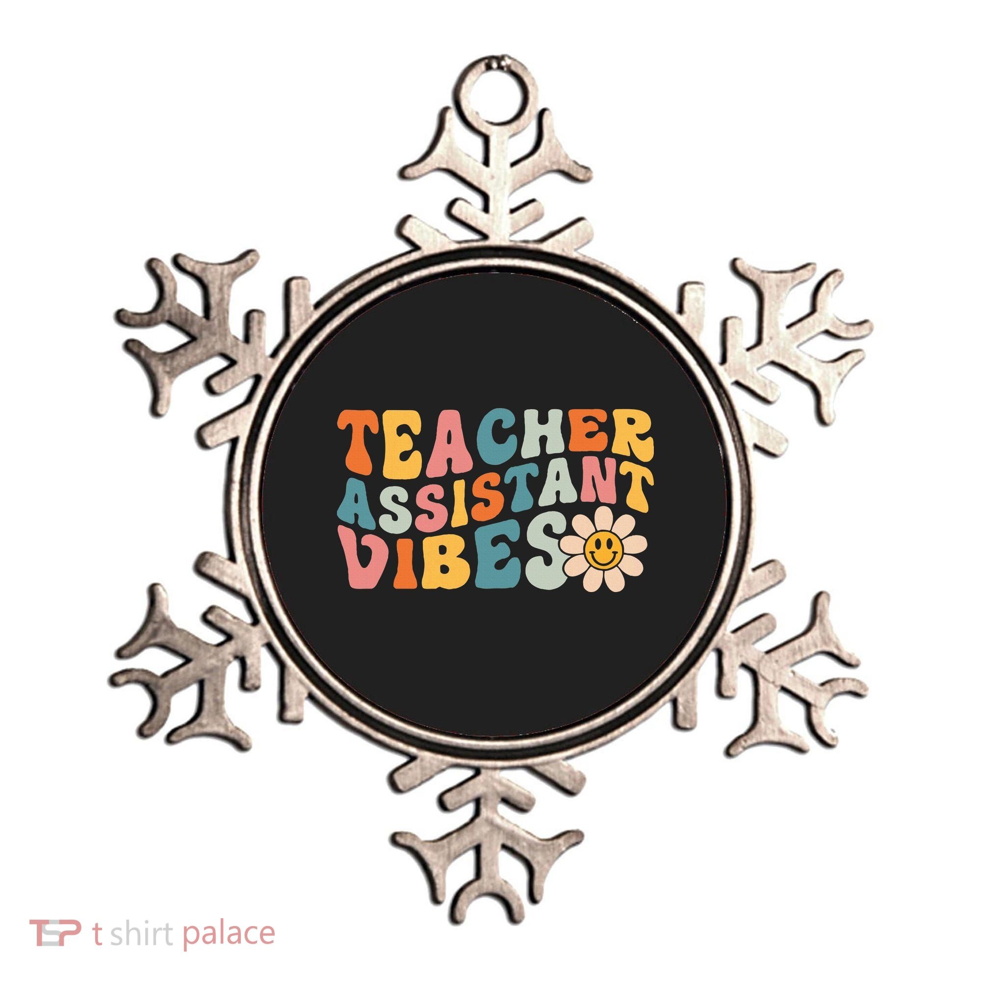 Teacher Assistant Vibes School Teacher Assistant Ornament