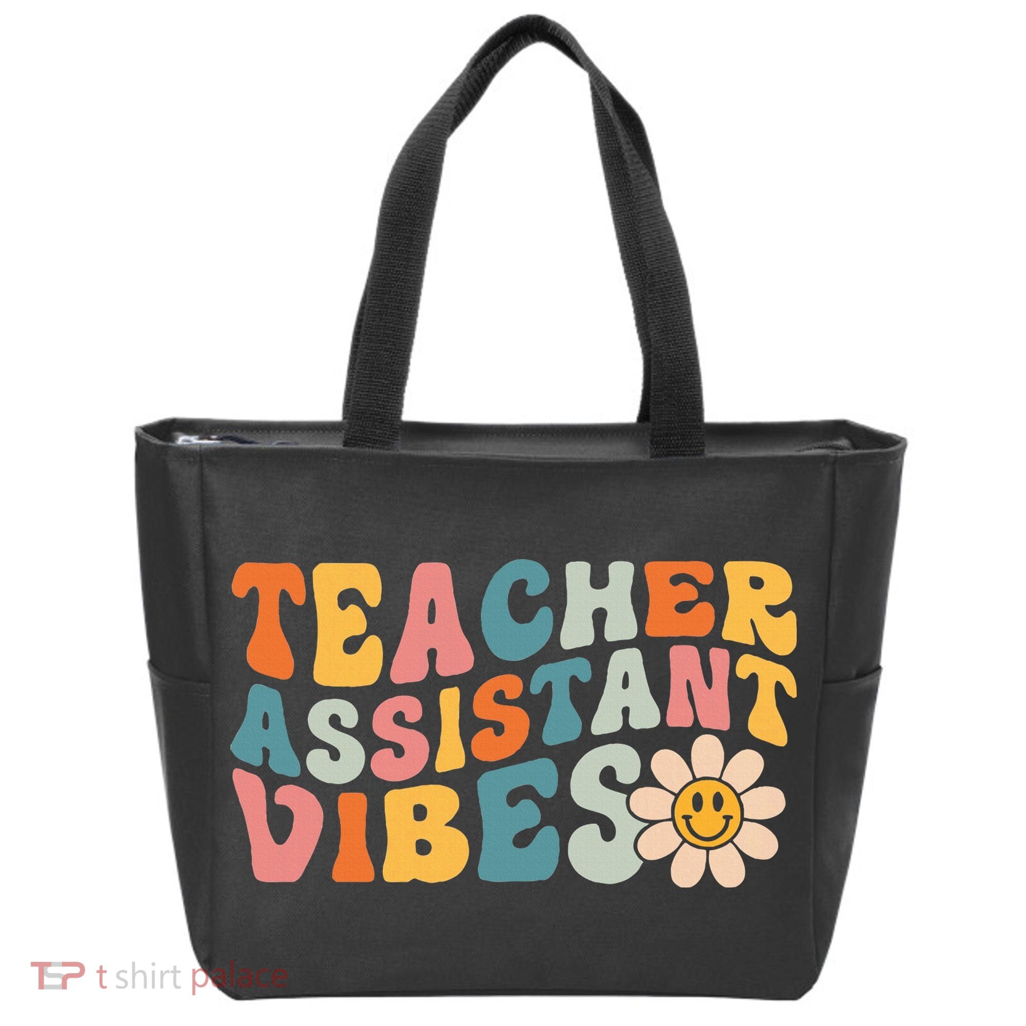 Teacher Assistant Vibes School Teacher Assistant Tote Bag