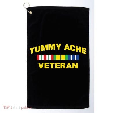 Tummy Ache Veteran Golf Towel