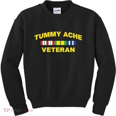 Tummy Ache Veteran Kids Sweatshirt