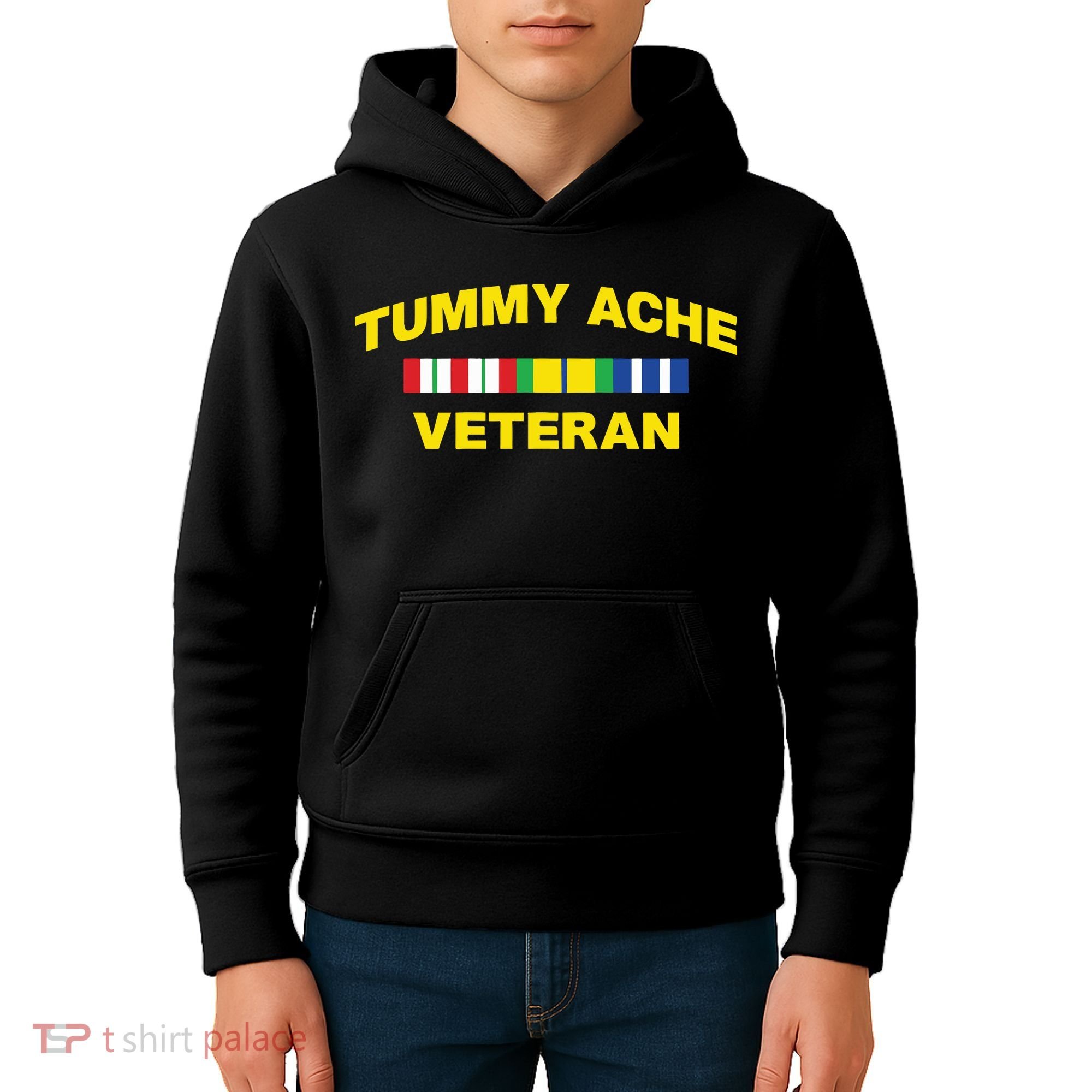 Tummy Ache Veteran Kids Hoodie