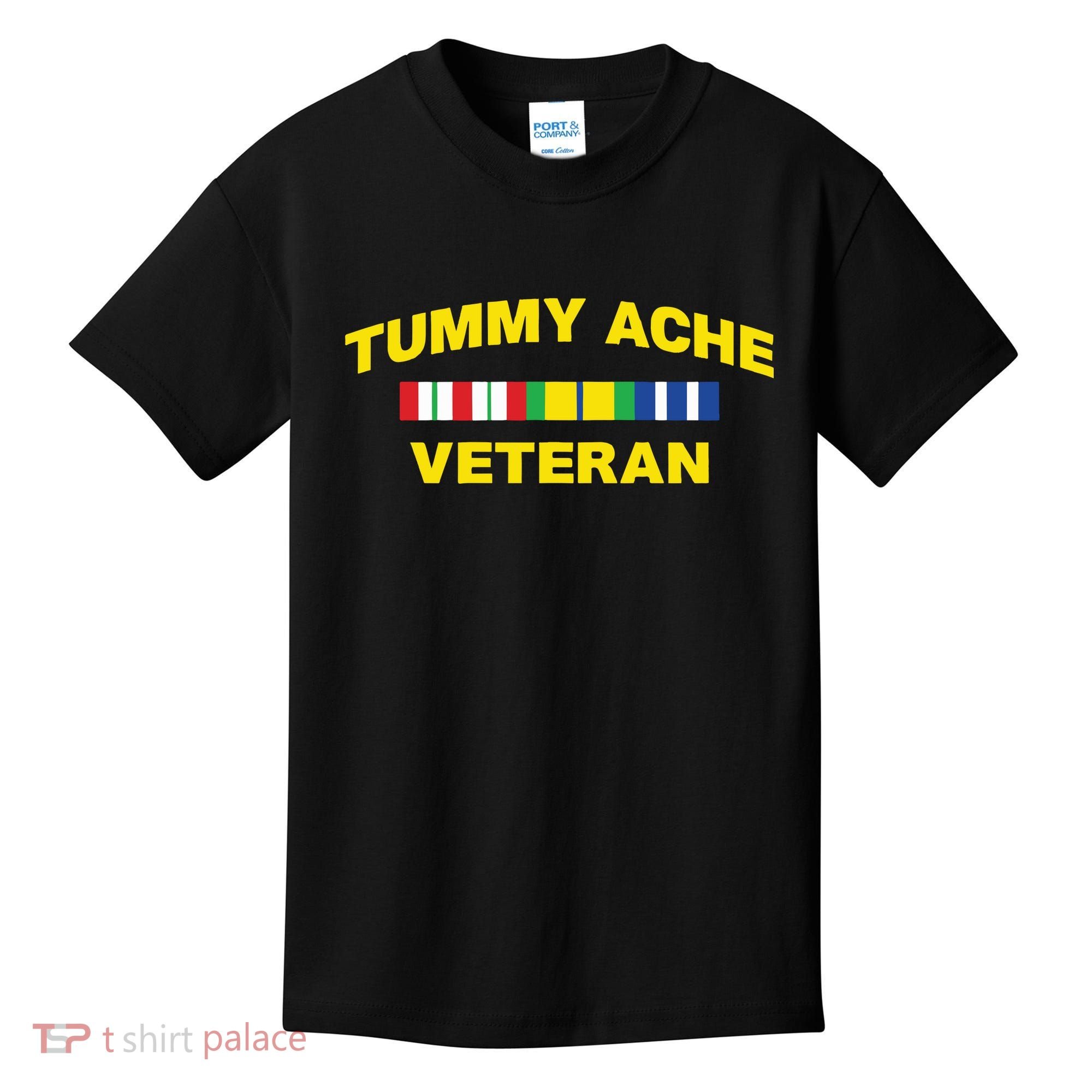 Tummy Ache Veteran Kids T-Shirt