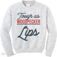Tough As Woodpecker Lips Bird Animal Nature Kids Sweatshirt thumb 0