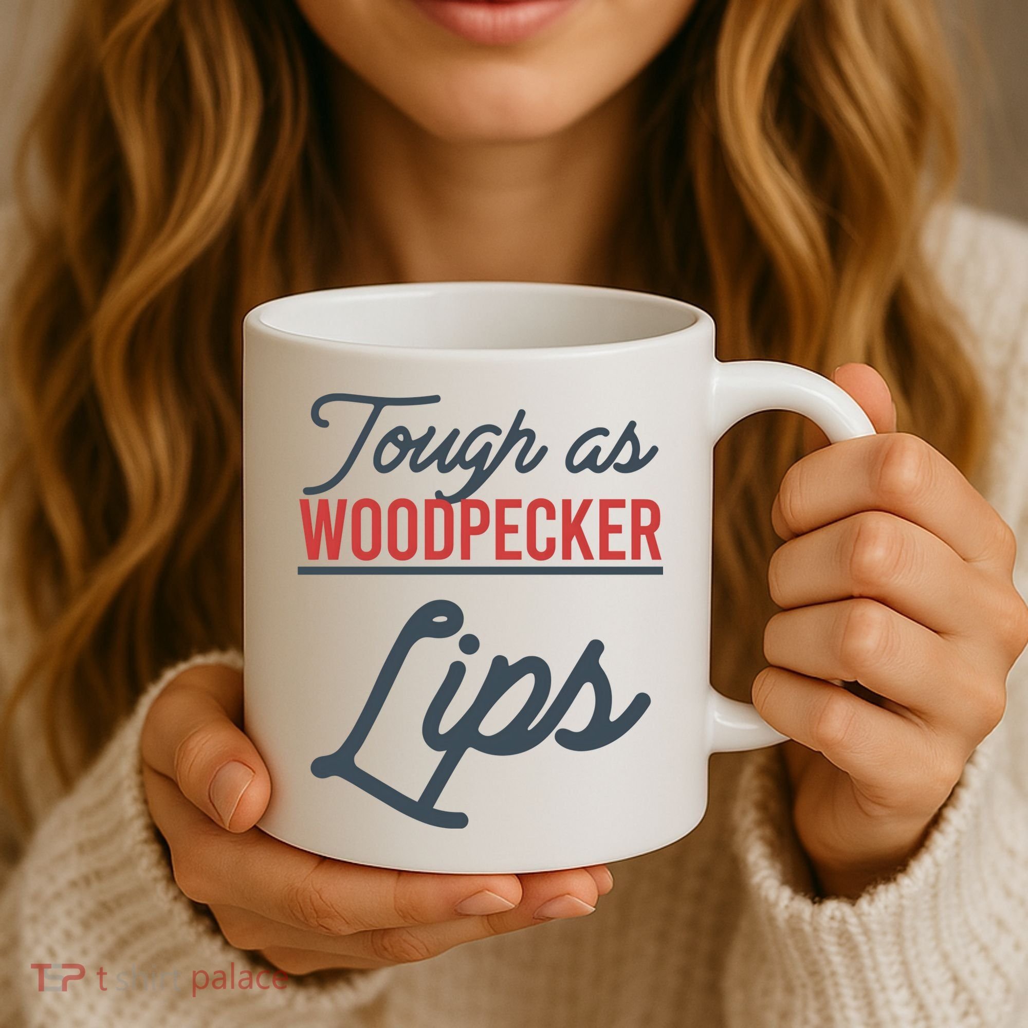 Tough As Woodpecker Lips Bird Animal Nature Coffee Mug