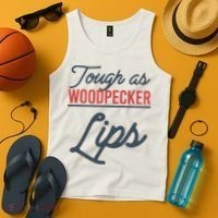 Tough As Woodpecker Lips Bird Animal Nature Tank Top thumb 4