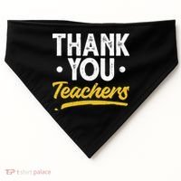 Teacher Appreciation Week Thank You Teachers Appreciation Gift USA-Made Doggie Bandana thumb 0