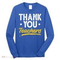 Teacher Appreciation Week Thank You Teachers Appreciation Gift Long Sleeve Shirt thumb 0