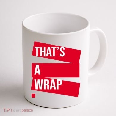 That's A Wrap Coffee Mug back
