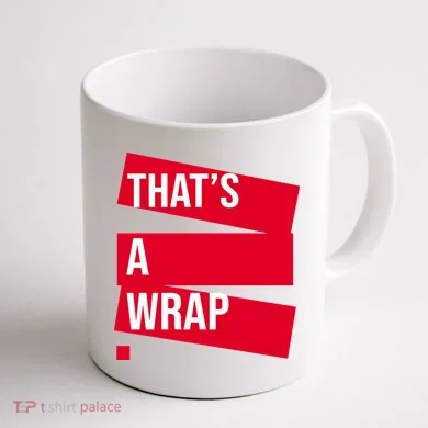 That's A Wrap Coffee Mug back