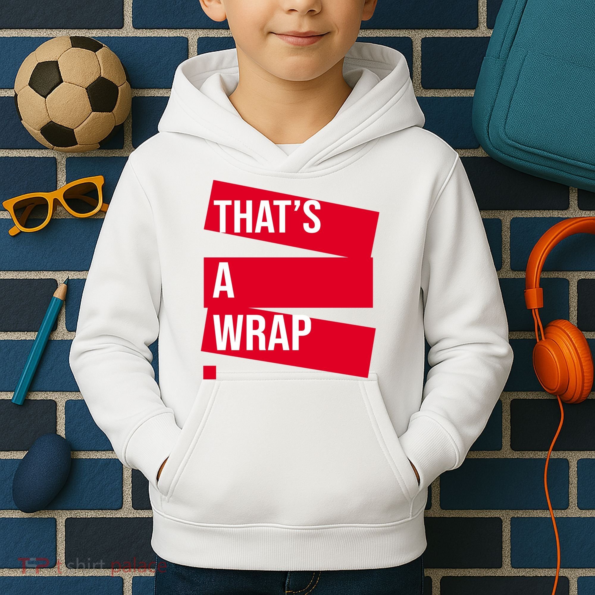 That's A Wrap Kids Hoodie