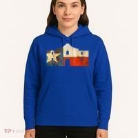 Texas Alamo Wrapped In A Rustic Texas Flag Hoodie thumb 5