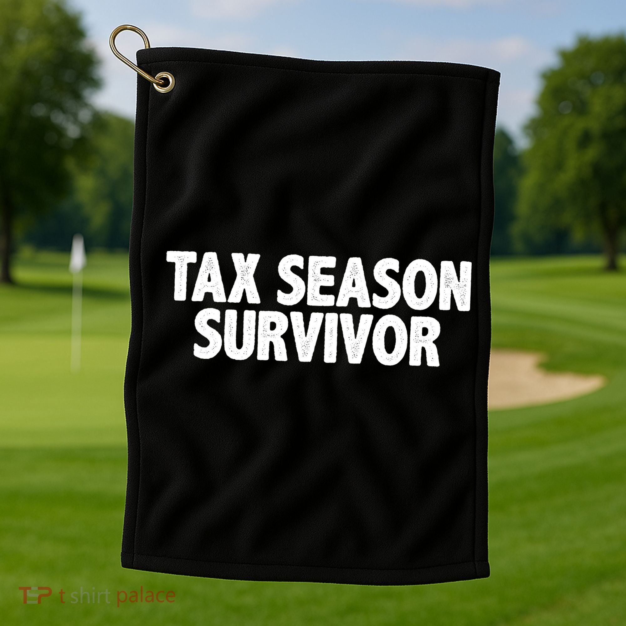 Tax Season Survivor Golf Towel