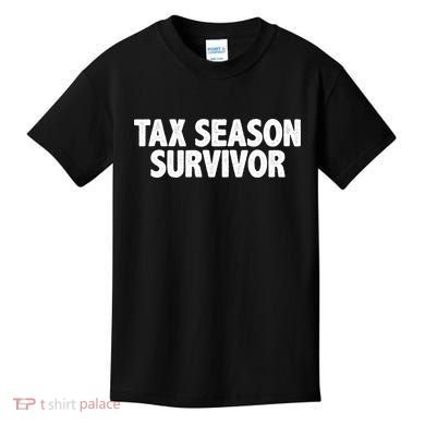 Tax Season Survivor Kids T-Shirt