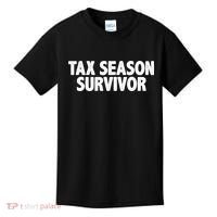Tax Season Survivor Kids T-Shirt thumb 0