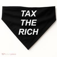 Tax The Rich USA-Made Doggie Bandana thumb 0