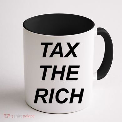 Tax The Rich Coffee Mug back