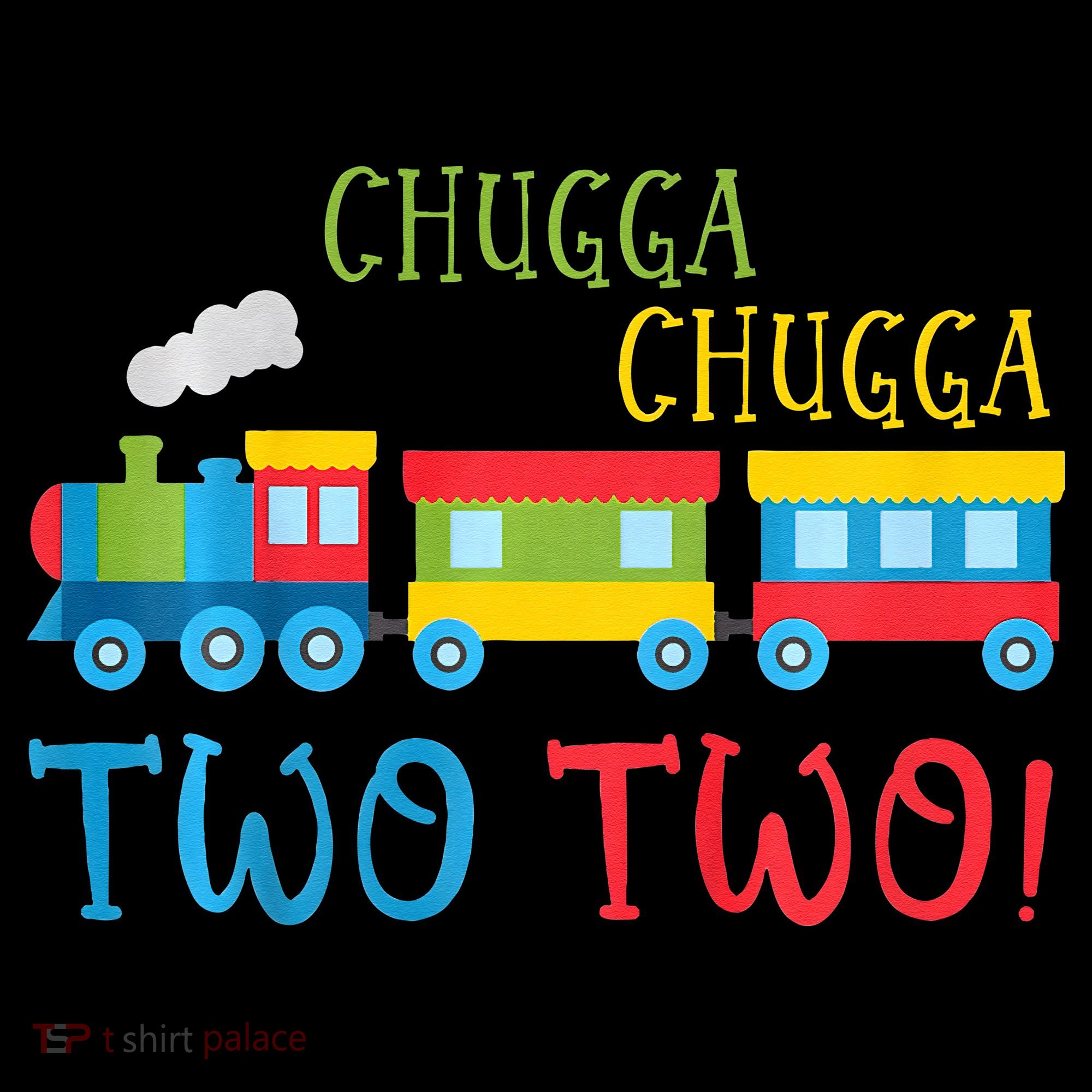 Train Birthday 2nd Choo Choo I'm Two 2 Year Old Mousepad