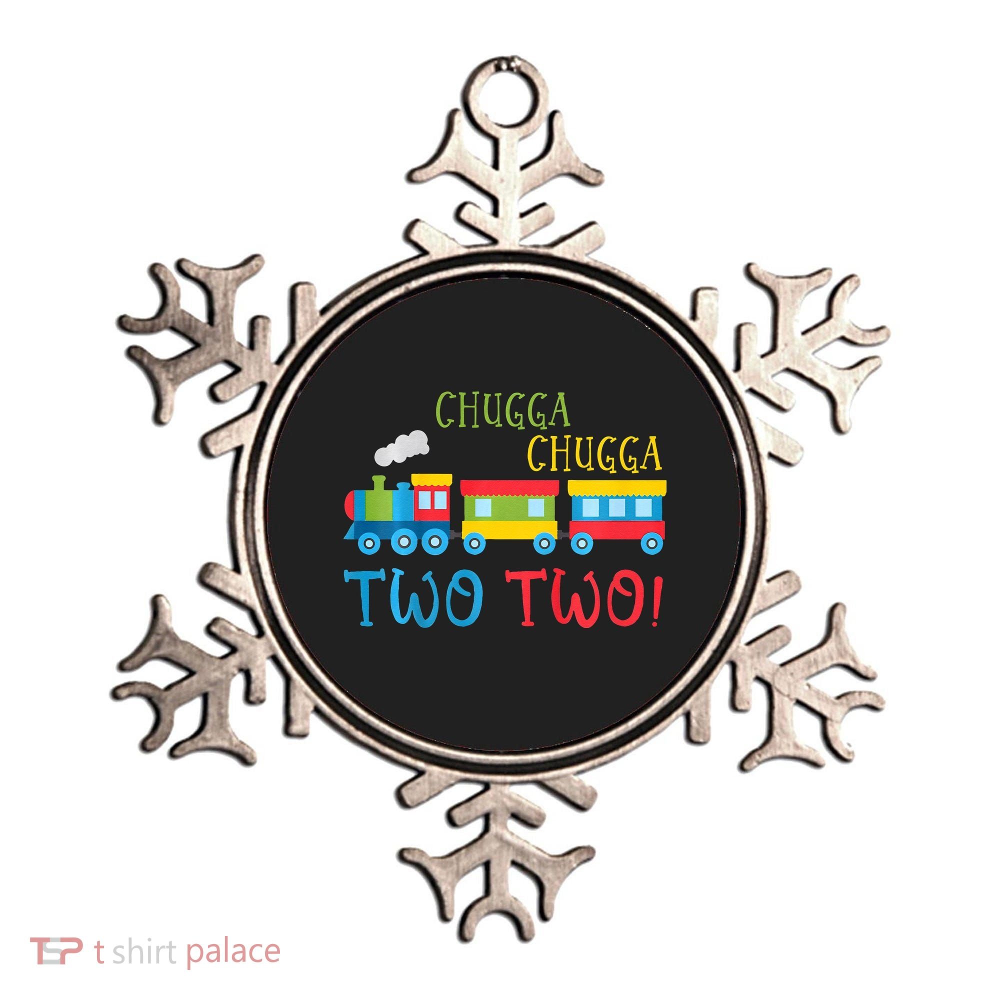 Train Birthday 2nd Choo Choo I'm Two 2 Year Old Ornament