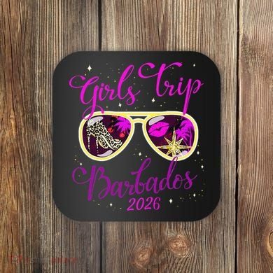 Trip Barbados 2026 Weekend Vacation Birthday Squad Coaster