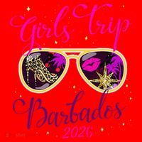 Trip Barbados 2026 Weekend Vacation Birthday Squad Santa Hat thumb 1