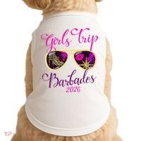 Trip Barbados 2026 Weekend Vacation Birthday Squad Doggie Tank thumb 0