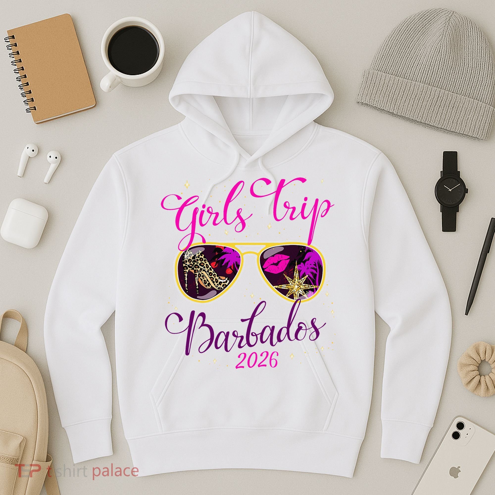 Trip Barbados 2026 Weekend Vacation Birthday Squad Hoodie