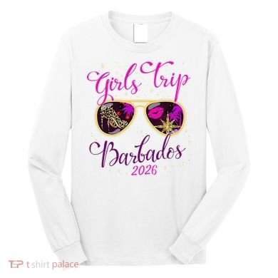 Trip Barbados 2026 Weekend Vacation Birthday Squad Long Sleeve Shirt