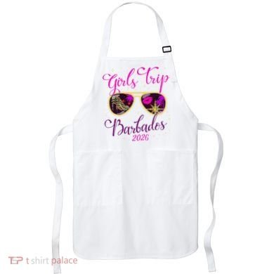 Trip Barbados 2026 Weekend Vacation Birthday Squad Apron