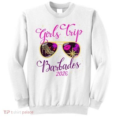 Trip Barbados 2026 Weekend Vacation Birthday Squad Sweatshirt