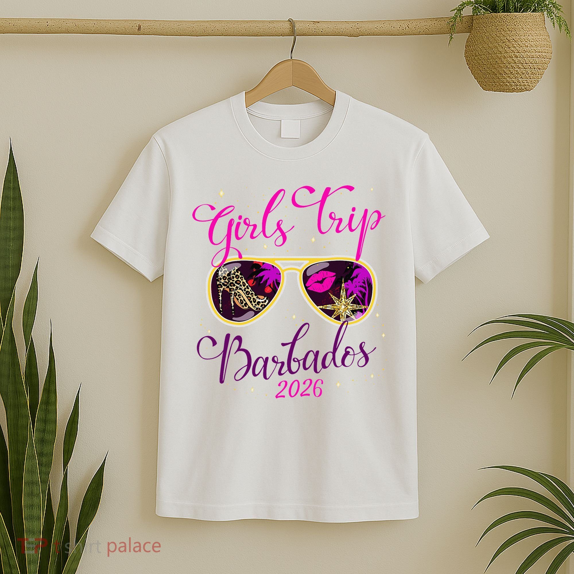 Trip Barbados 2026 Weekend Vacation Birthday Squad T-Shirt
