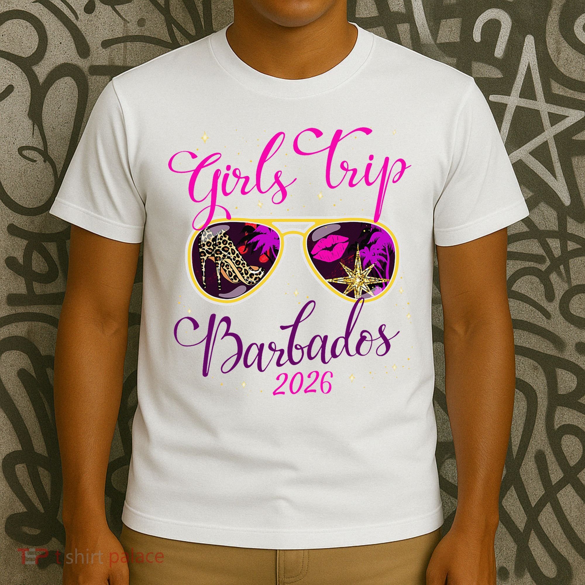 Trip Barbados 2026 Weekend Vacation Birthday Squad T-Shirt