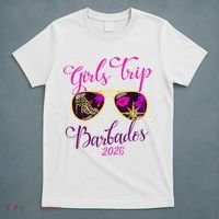 Trip Barbados 2026 Weekend Vacation Birthday Squad T-Shirt thumb 5
