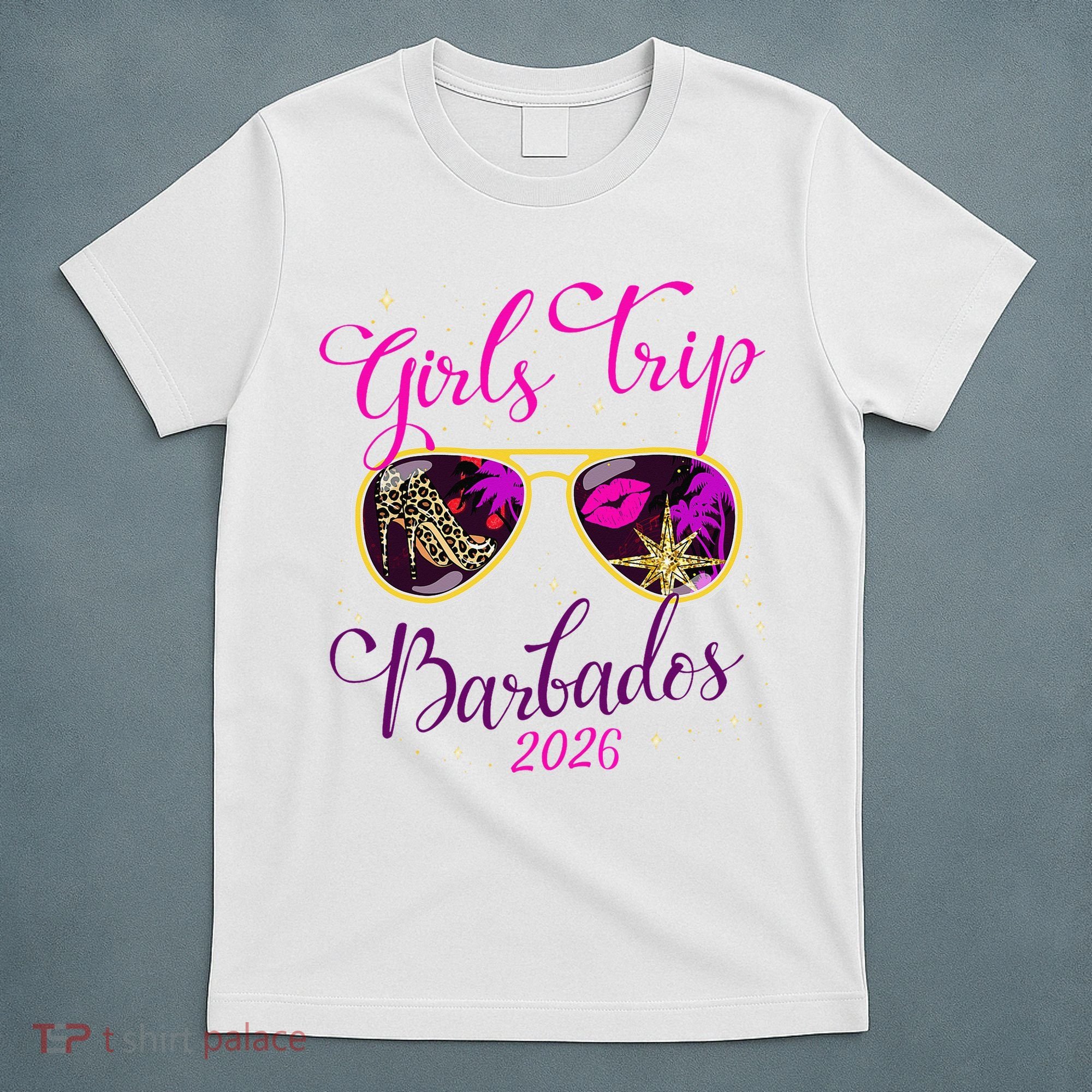 Trip Barbados 2026 Weekend Vacation Birthday Squad T-Shirt