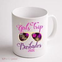 Trip Barbados 2026 Weekend Vacation Birthday Squad Coffee Mug thumb 1
