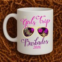 Trip Barbados 2026 Weekend Vacation Birthday Squad Coffee Mug thumb 2