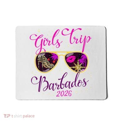 Trip Barbados 2026 Weekend Vacation Birthday Squad Mousepad