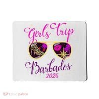 Trip Barbados 2026 Weekend Vacation Birthday Squad Mousepad thumb 0