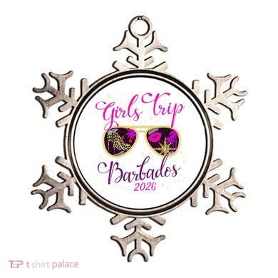 Trip Barbados 2026 Weekend Vacation Birthday Squad Ornament