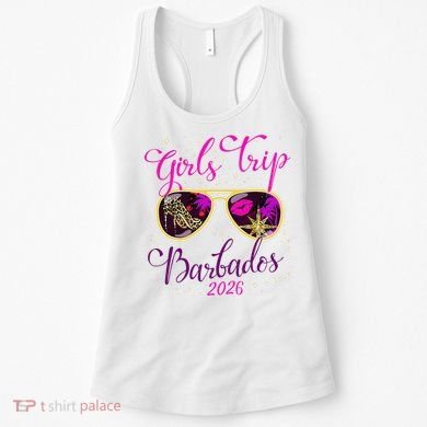 Trip Barbados 2026 Weekend Vacation Birthday Squad Women's Tank Top