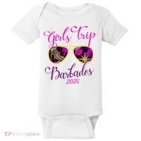Trip Barbados 2026 Weekend Vacation Birthday Squad Baby Bodysuit thumb 0