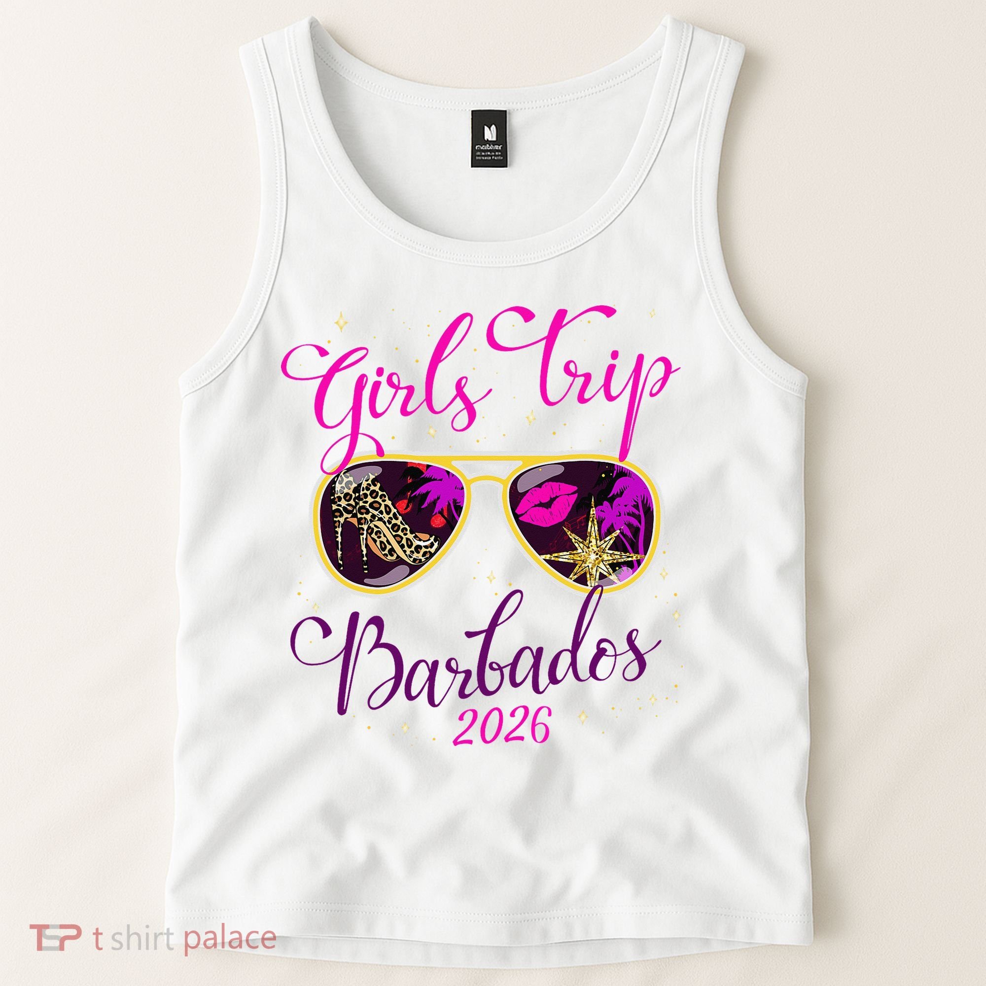 Trip Barbados 2026 Weekend Vacation Birthday Squad Tank Top