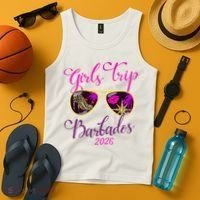 Trip Barbados 2026 Weekend Vacation Birthday Squad Tank Top thumb 4