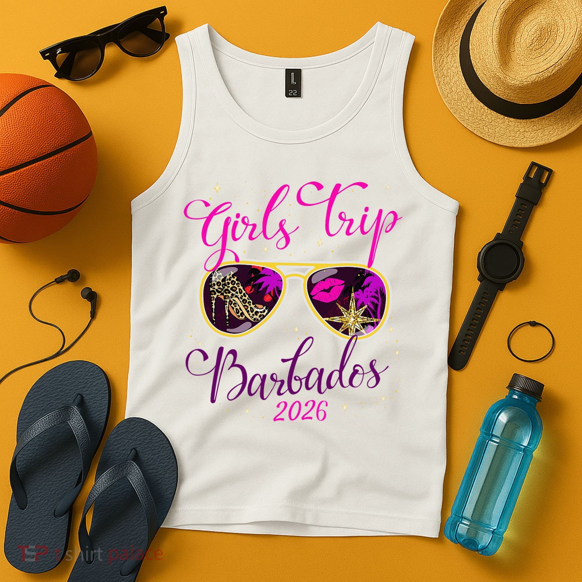 Trip Barbados 2026 Weekend Vacation Birthday Squad Tank Top