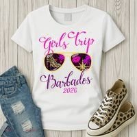 Trip Barbados 2026 Weekend Vacation Birthday Squad Women's T-Shirt thumb 3